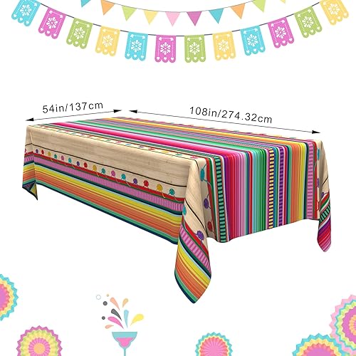 Miniatura 3 de Pancarta de fondo de fotografía con temática mexicana y Cinco de Mayo impreso de plástico para cabina de fotos mexicana, 51 x 86.6 pulgadas,