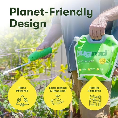 Miniatura 10 de BugMD Spray para matar hormigas y insectos, mata cucarachas y cucarachas en interiores, aerosol de arañas y pulgas para el hogar, defensa de moscas