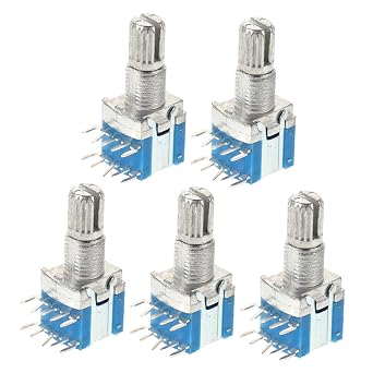 5pcs Rotary Digital Potentiometer for Precise Control Encoding for Electronic Devices Home and Industry