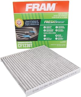 FRAM CF12307 Fresh Breeze Cabin Air Filter | Fits 2019-2022 Jeep Cherokee 3.2L; 2019-2023 Cherokee 2.0L