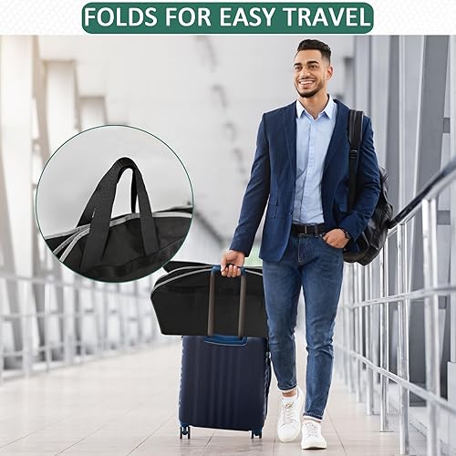 Vista 6 de BALEINE Bolsa de ropa, Negro