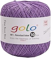 Vista 132 de golo 24 bolas hilo de ganchillo tamaño 10 hilo para tejer a mano hilo de ganchillo 10-24-1