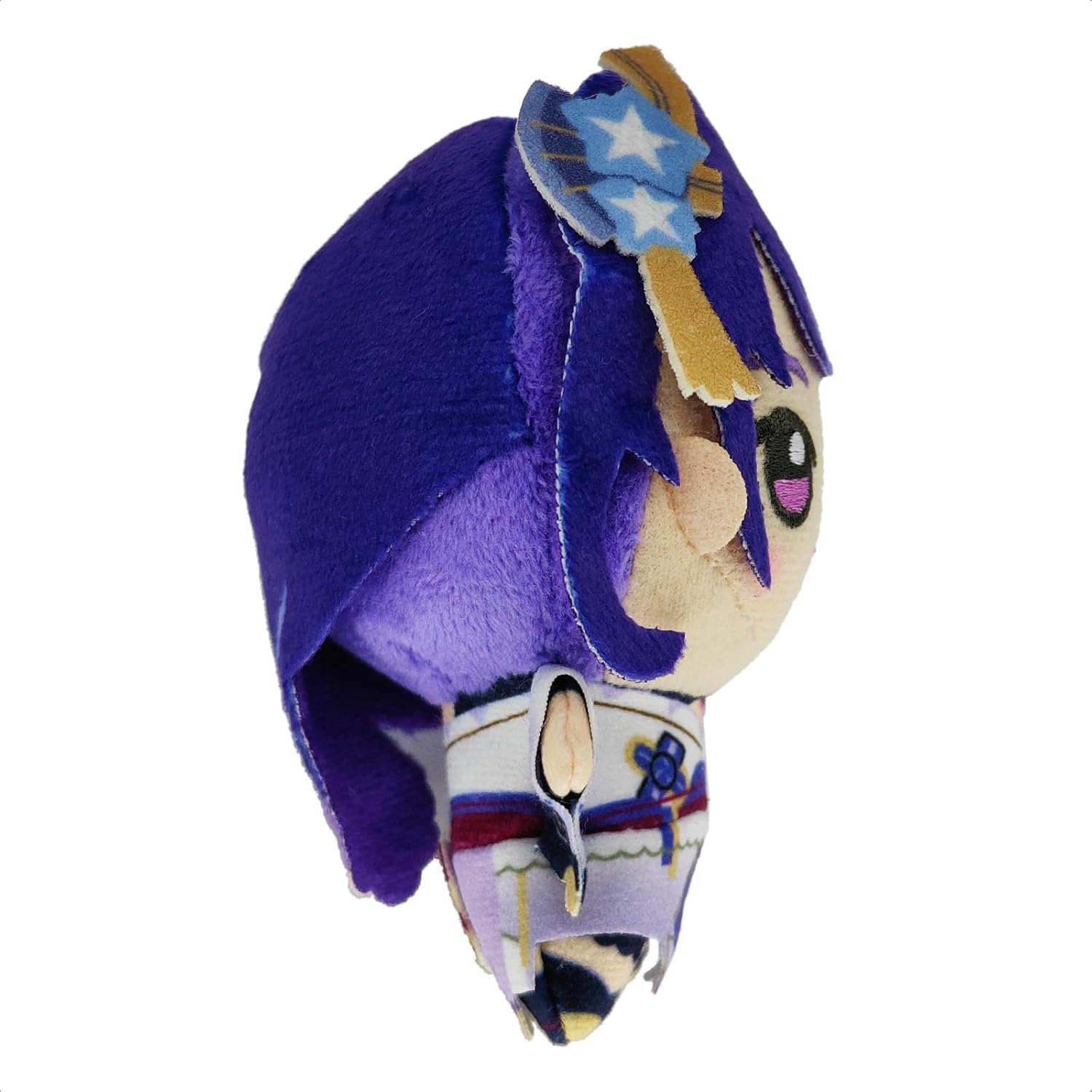 KOOLIYA Small Size Genshin Impact Figure Plush Doll - Raiden (4 inch), Keychain Anime Figure Soft Stuffed Gift for Game Fans (Raiden) - Image 2