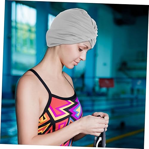 Miniatura 9 de Gorra grande de natación de moda para mujer, sombrero de playa, sombrero de flores de nylon Miss