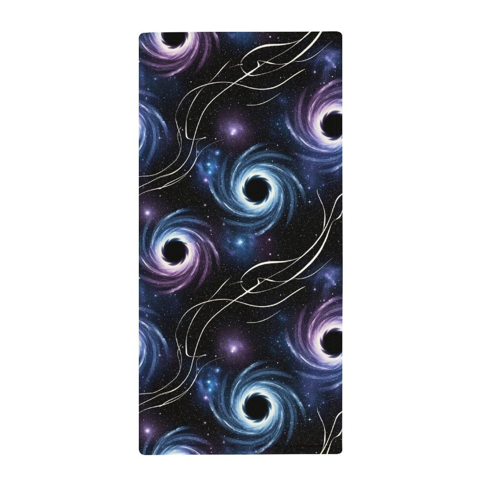 Anceky Multi-Purpose Fitness Towels, Interstellar Vortex Art Quick-Dry Absorbent Gym & Yoga Towels for Sports, Travel & Spa