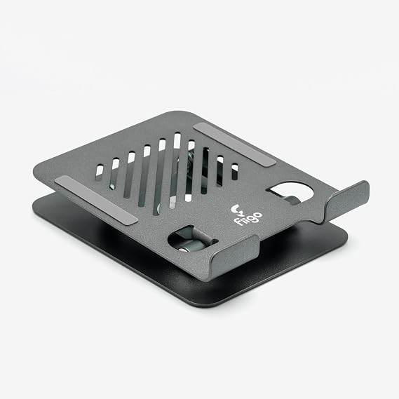 fiigo 360 Derece Dönebilen Tablet ve Telefon Standı Metal Grey