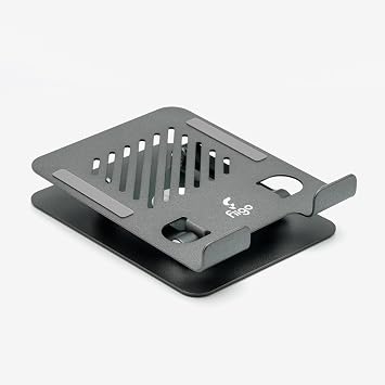 fiigo 360 Derece Dönebilen Tablet ve Telefon Standı Metal Grey
