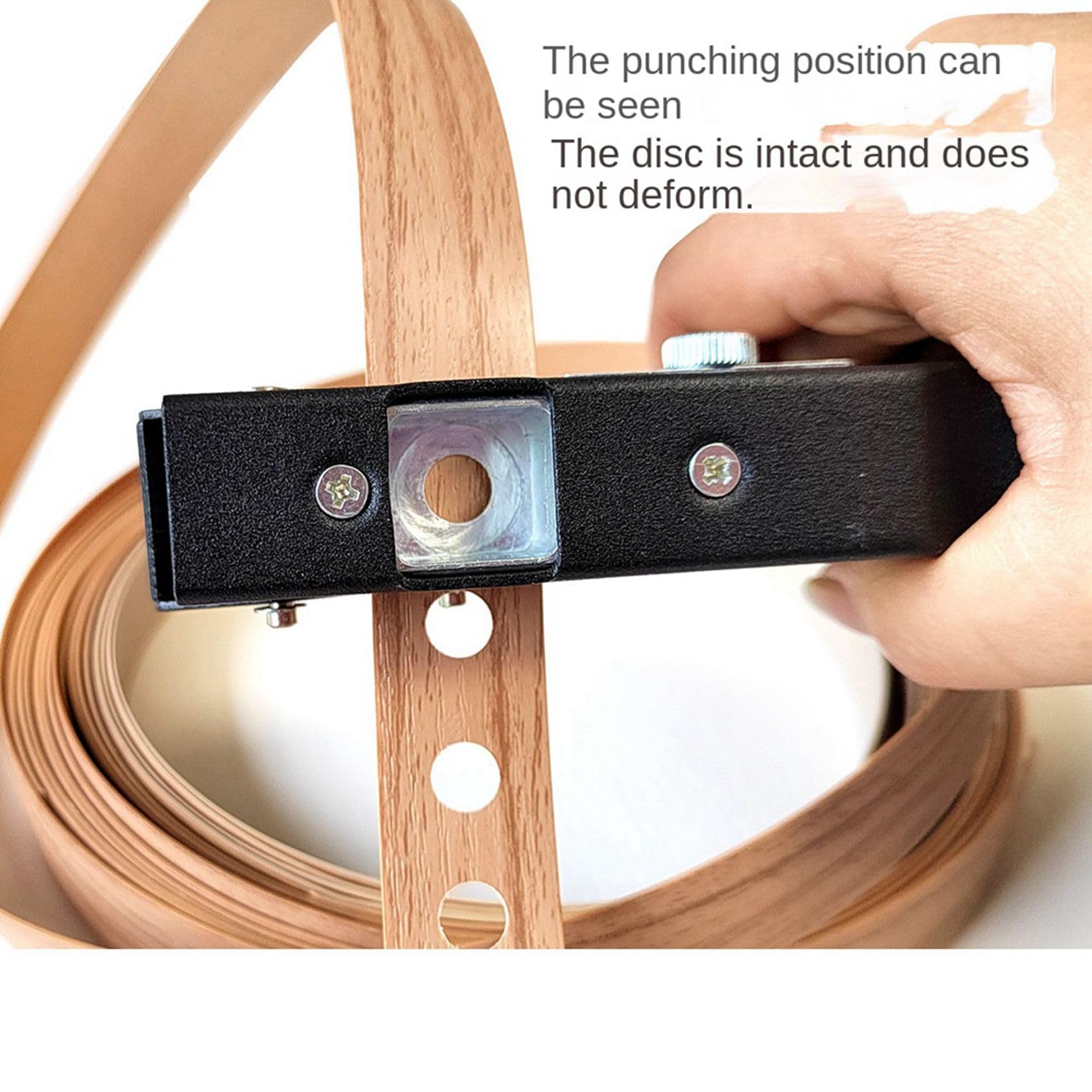 4X Perforatore Circolare da 12 mm Perforatore per Carta Perforatore Rotondo un Foro Singolo Manuale per Carte D'Identità, Carte nel PVC, Foto Badge
