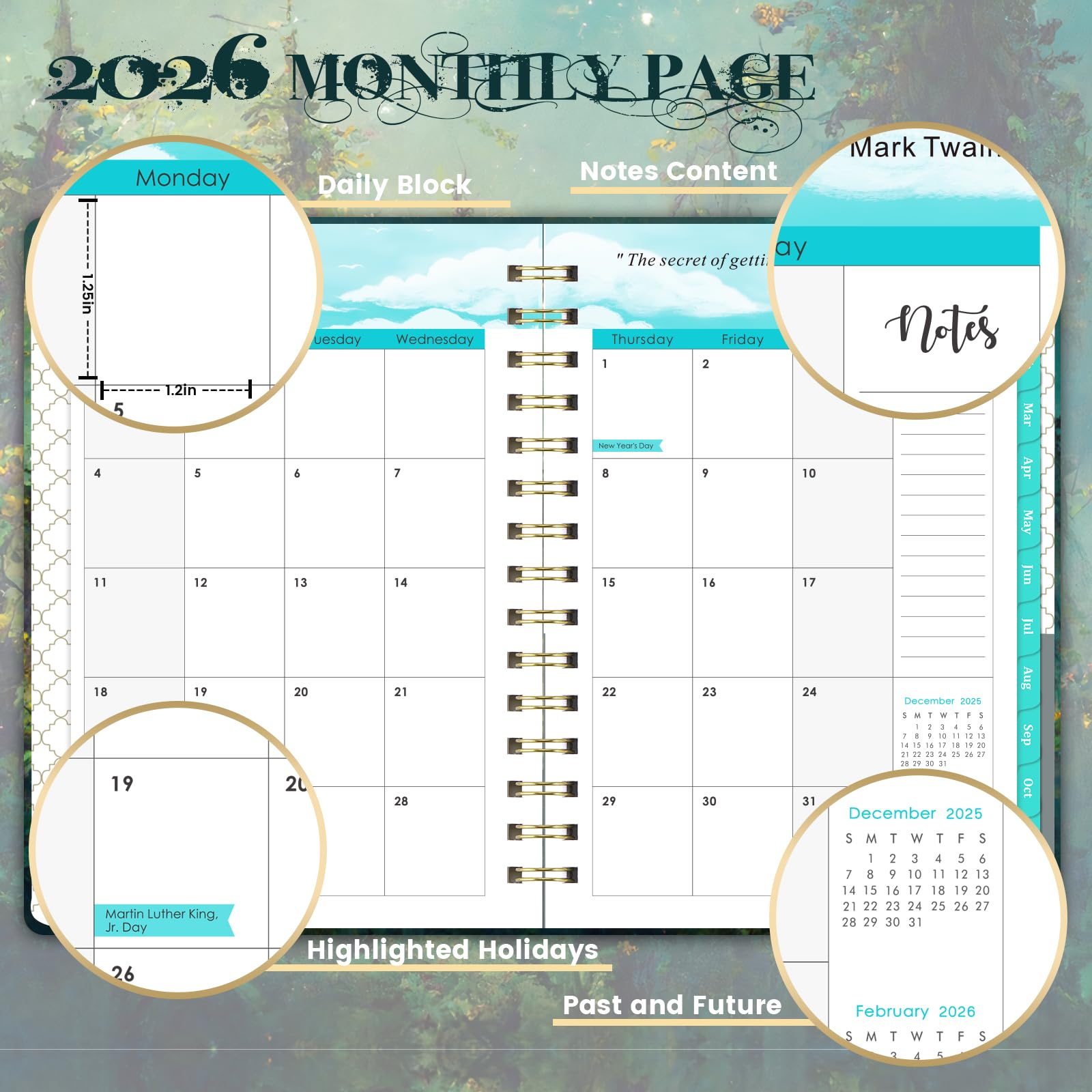 Snapklik.com : 2026 Planner - 2026 Planner Weekly And Monthly