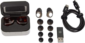 Master & Dynamic MW07TS MW07 True Wireless Earphones - Bluetooth Enabled Noise Isolating Earbuds - Lightweight Quality Earbuds for Music, Tortoiseshell