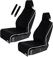Vista 1 de Gorla Gear - Paquete de 2 fundas de asiento de automóvil, de neopreno, antideslizantes, de alta calidad, ajuste universal, impermeable, resistente a