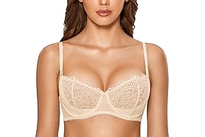 Unveiling Women's Empowerment: Sheer Grace Balconette Bra