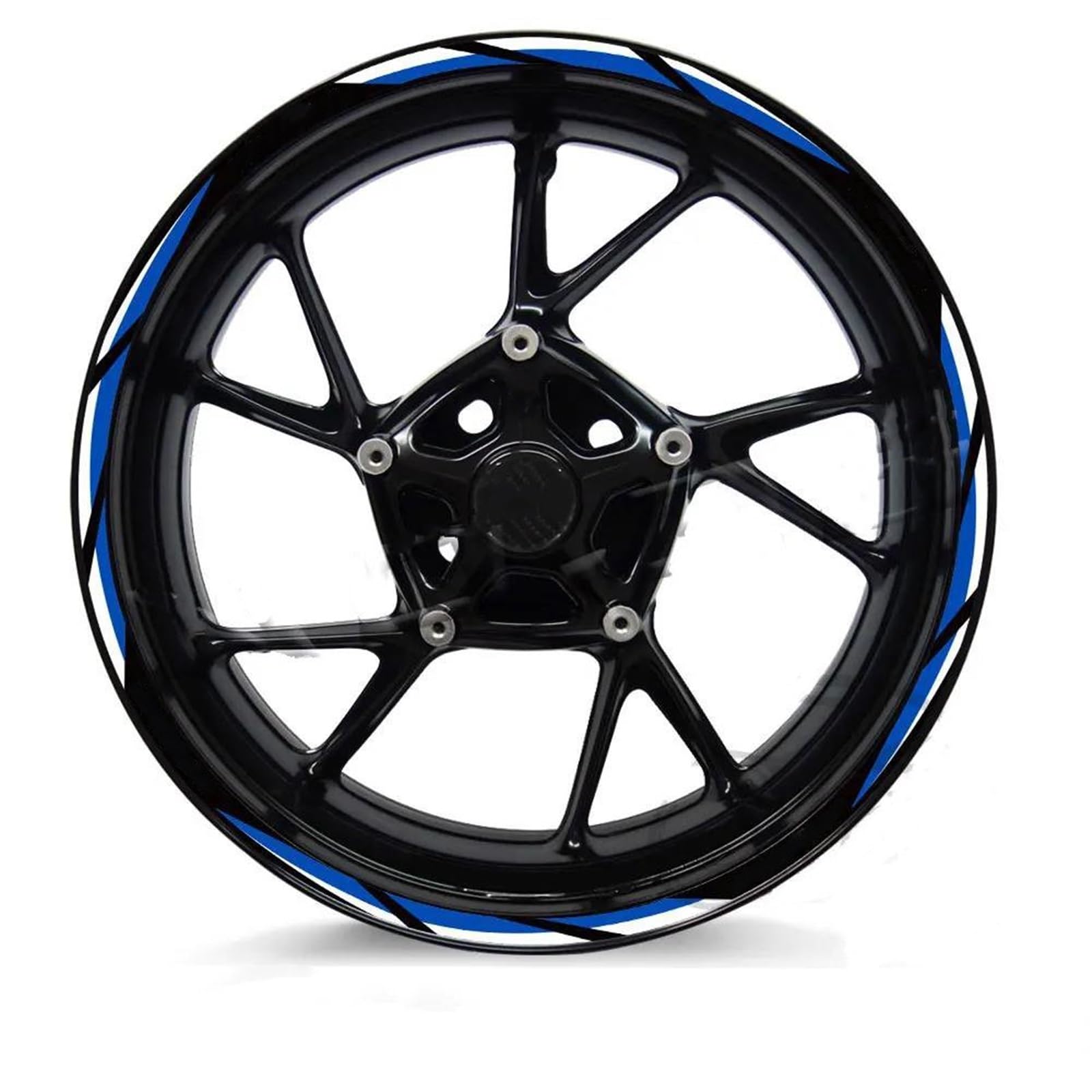 Motorcycle Wheel Stickers for Mv Agusta Brutale RR 1000RS 1000RR Assen 910R 800RR 675 990 750 Motorcycle Wheel Sticker Reflective Rim Decals Waterproof(17 Inch C)