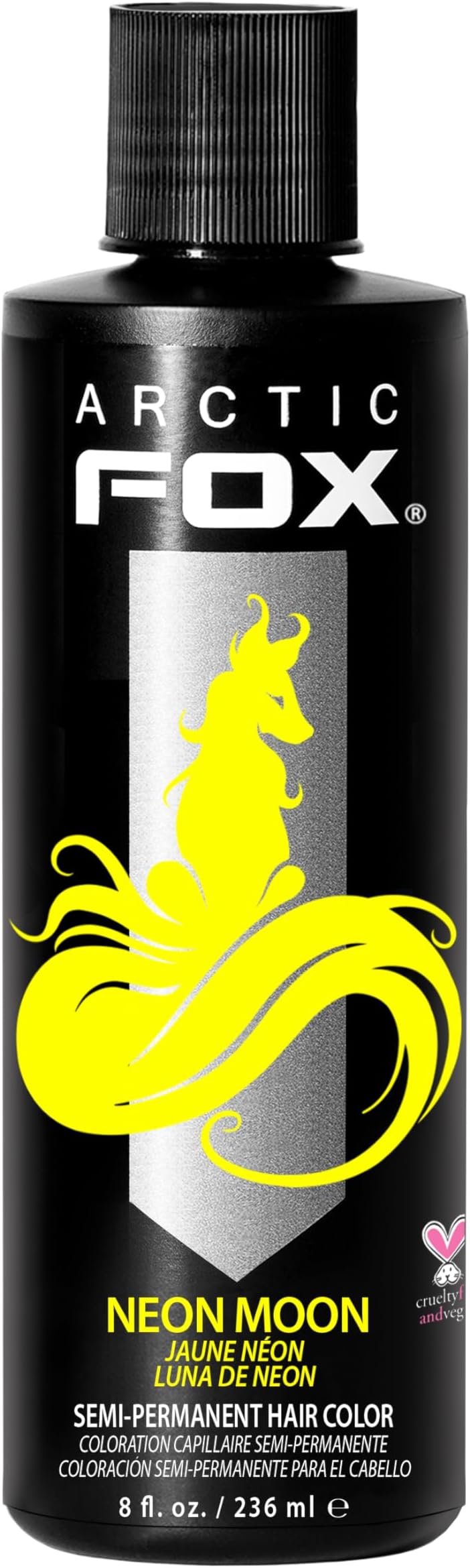 100% Vegan Neon Moon 8oz Semi Permanent Hair Color