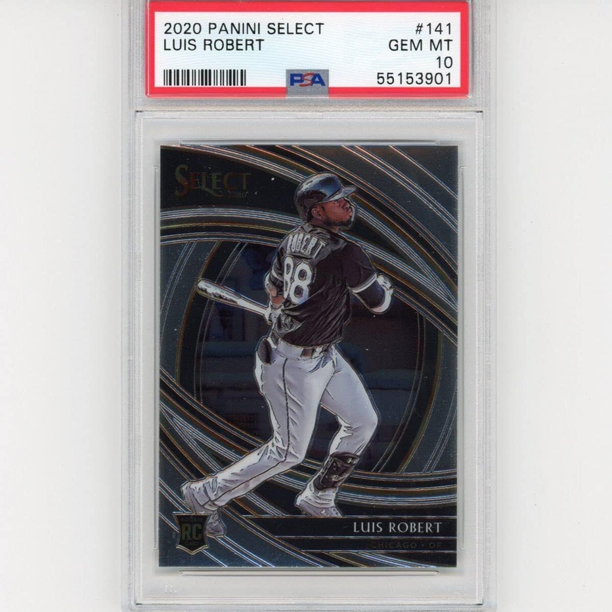 Graded 2020 Panini Select Luis Robert #141 Rookie RC Baseball Card PSA 10 Gem Mint