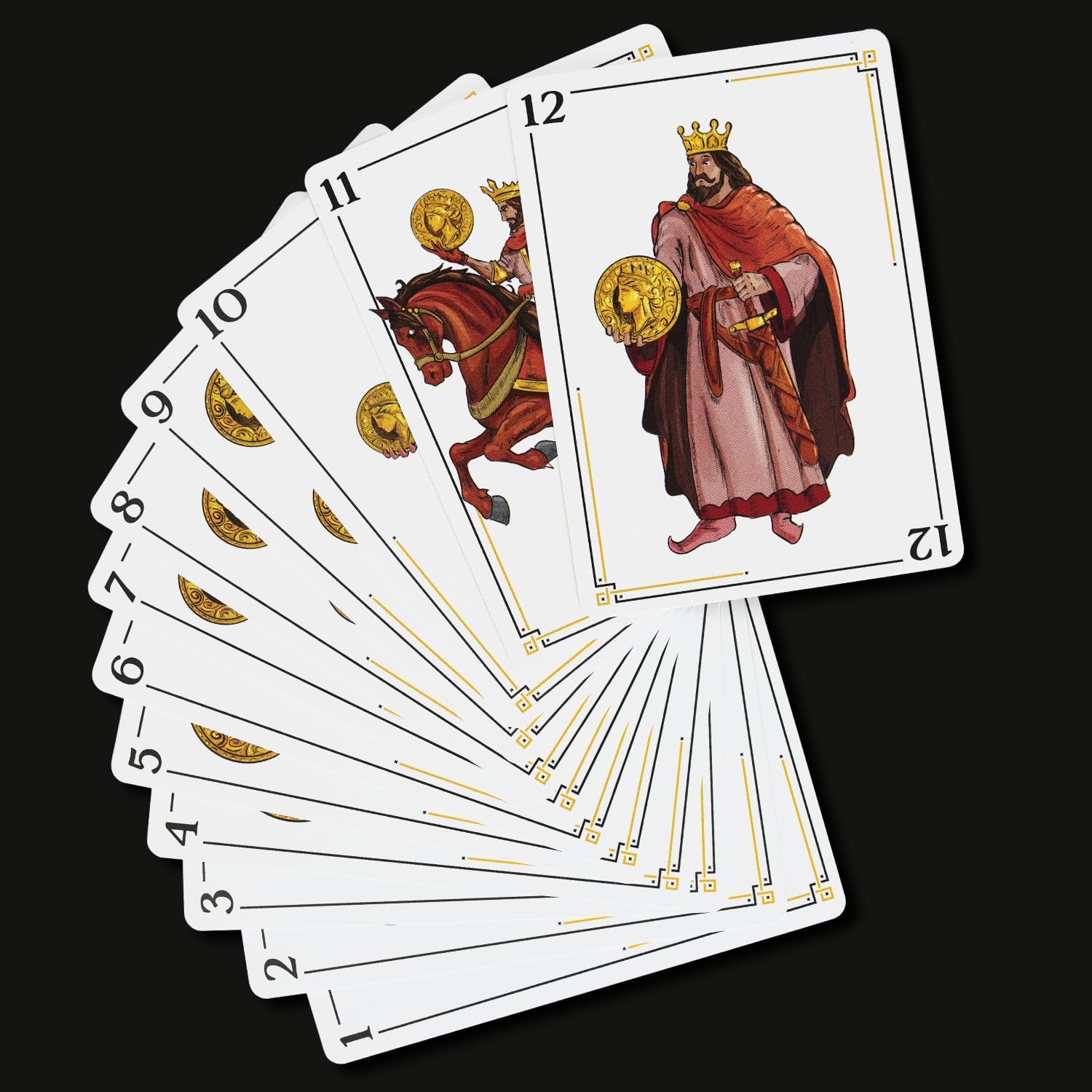 Naipes Playing Cards, Plastic, Textured, and Flexible Deck of 50 Spanish Naipes (Shuffler Friendly) (1)