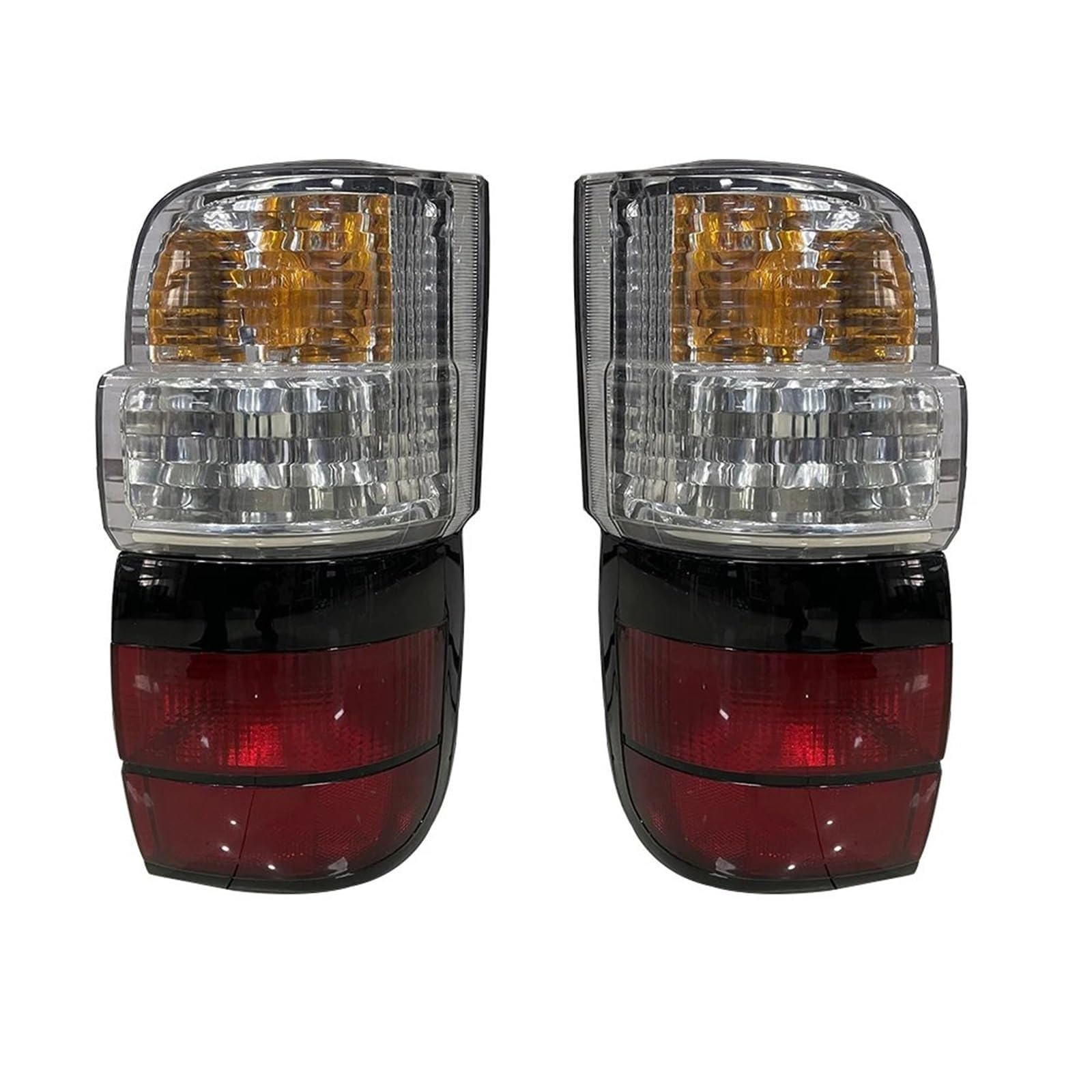 LUISAS Luci Posteriori Auto per Toyota Hiace KZH106W dal 2000 al 2005,Auto Posteriore Inferiore Paraurti Luce Freno Retromarcia Lampada Coda Luce Retromarcia