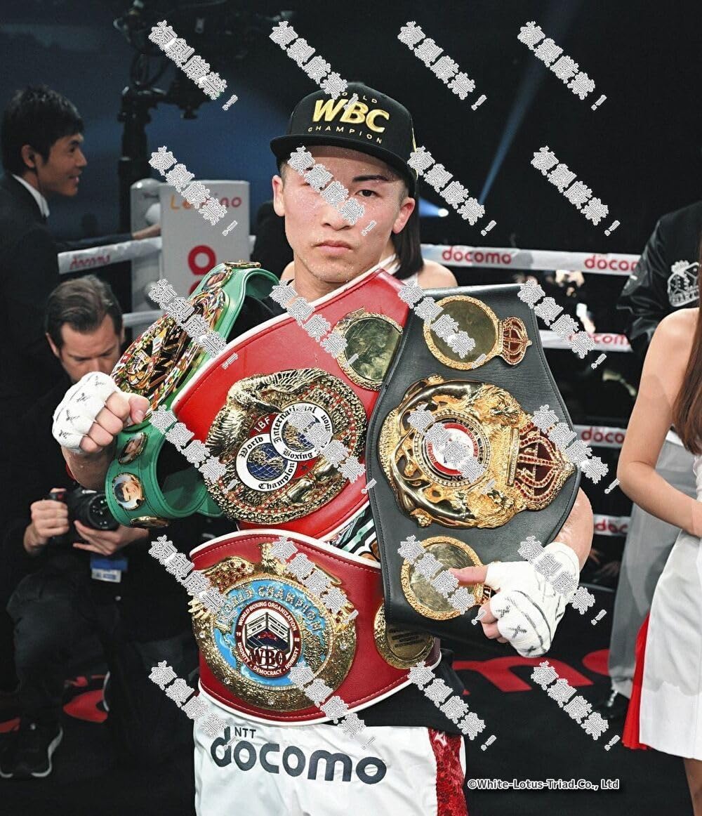 Amazon.co.jp: 井上尚弥 4ベルト リング上 スーパーバンタム A4サイズ