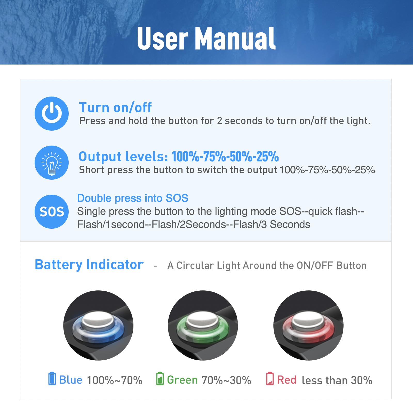 DIVEPRO Dive Light 4200 Lumen - 5 Modes Scuba Diving Underwater IPX8 Waterproof Flashlight Rechargeable - Portable Deep Sea Scuba Gear for Diver with Battery/Charger(S40)