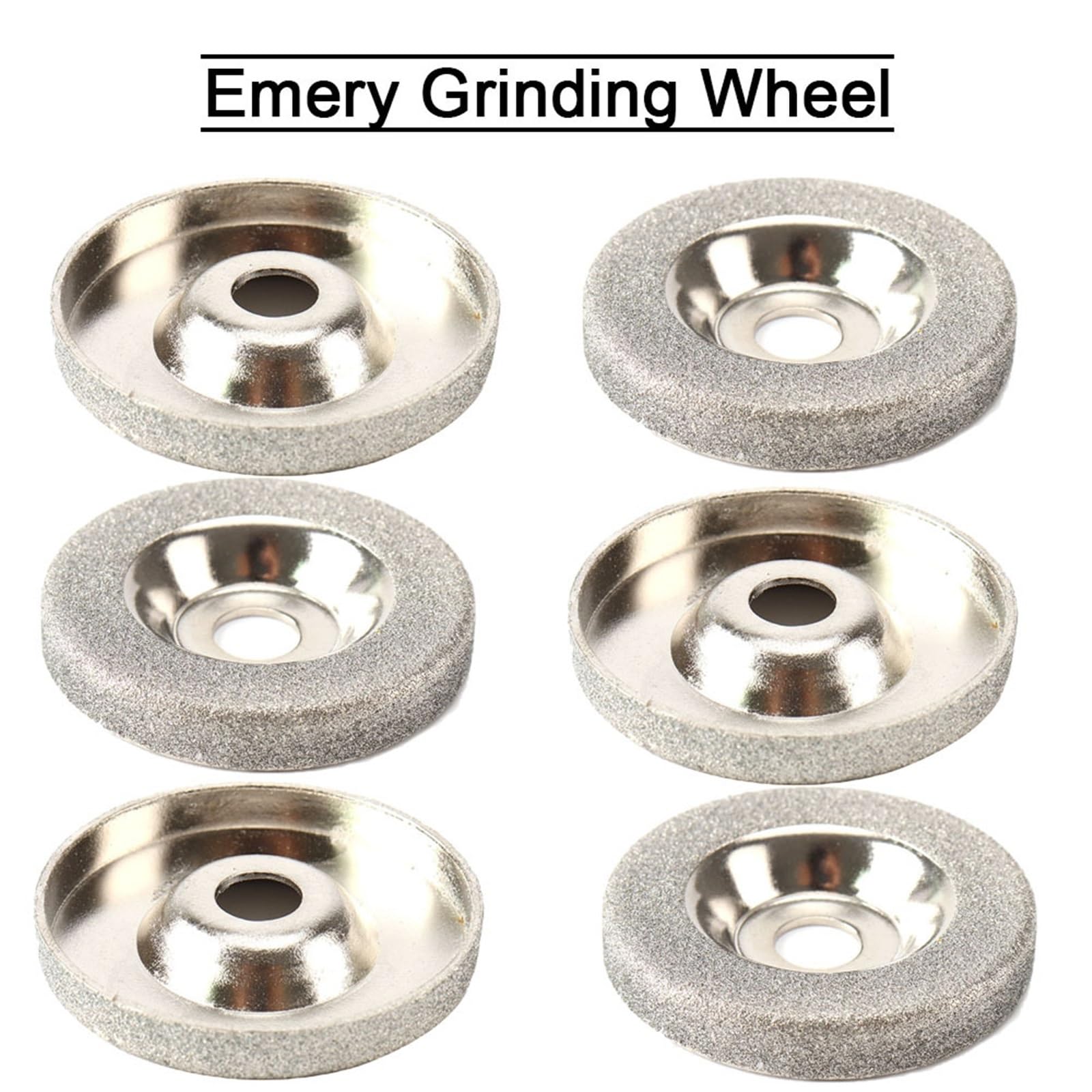 Taza de muela abrasiva de diamante de 50 mm - Fresa de esmeril de 2" for un pulido eficiente - Grano 150/180/320(320GRIT 2Pcs)