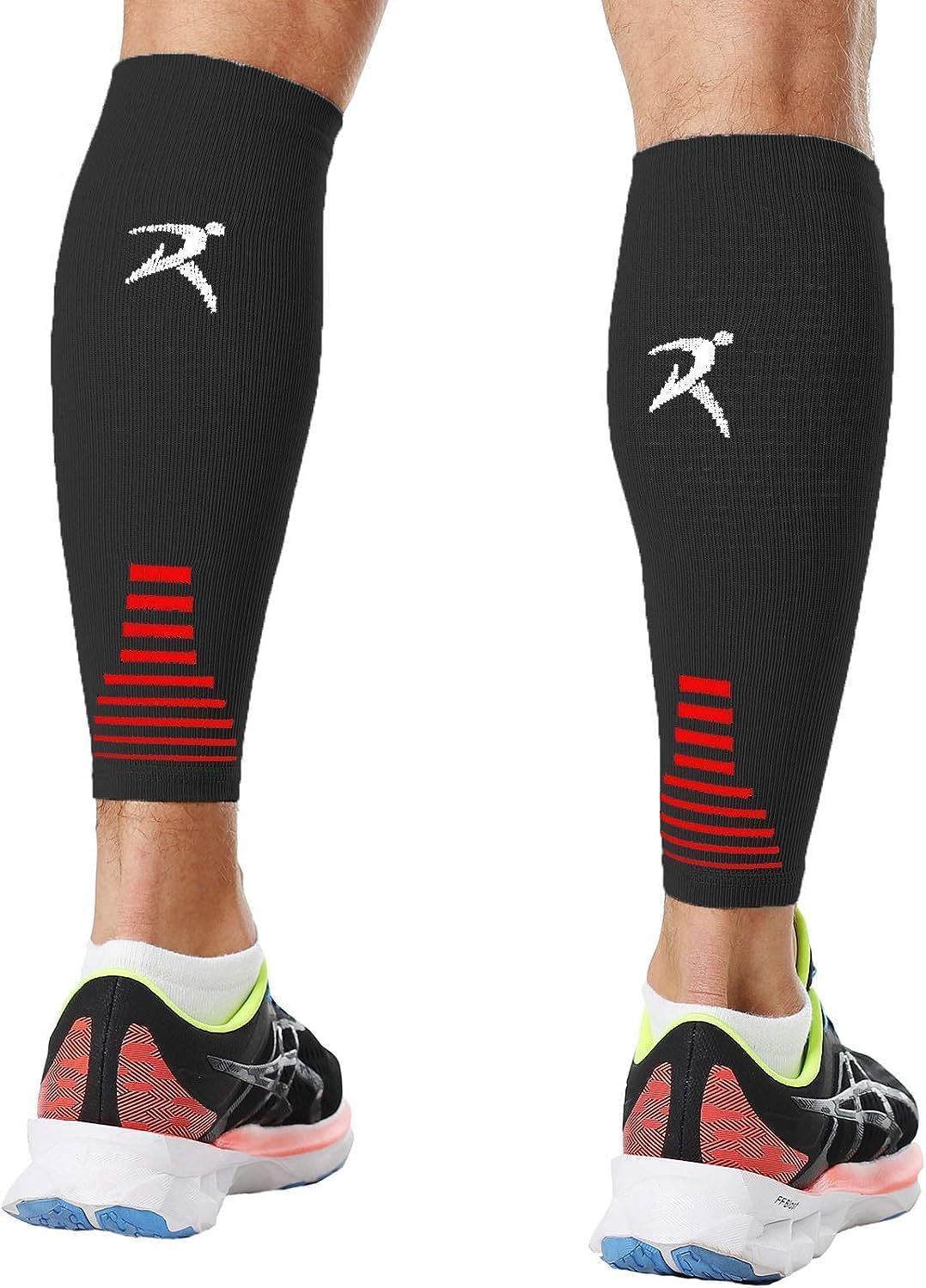 Calf Support Shin Brace Support - Shin Splints Compression Sleeves for Men & Women | Leg Compression for sports Gym Running Cycling Jogging Workout Pain Relief Injury