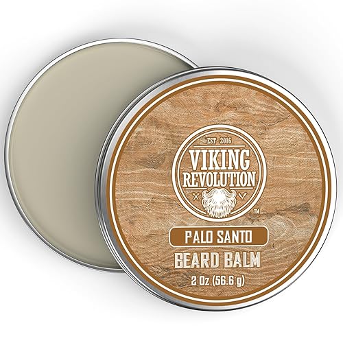 Vista 112 de BEST DEAL Bálsamo para barba con aceite de argán y mantequilla de mango, estiliza, fortalece y suaviza barbas y bigotes, aroma cítrico sin enjuague