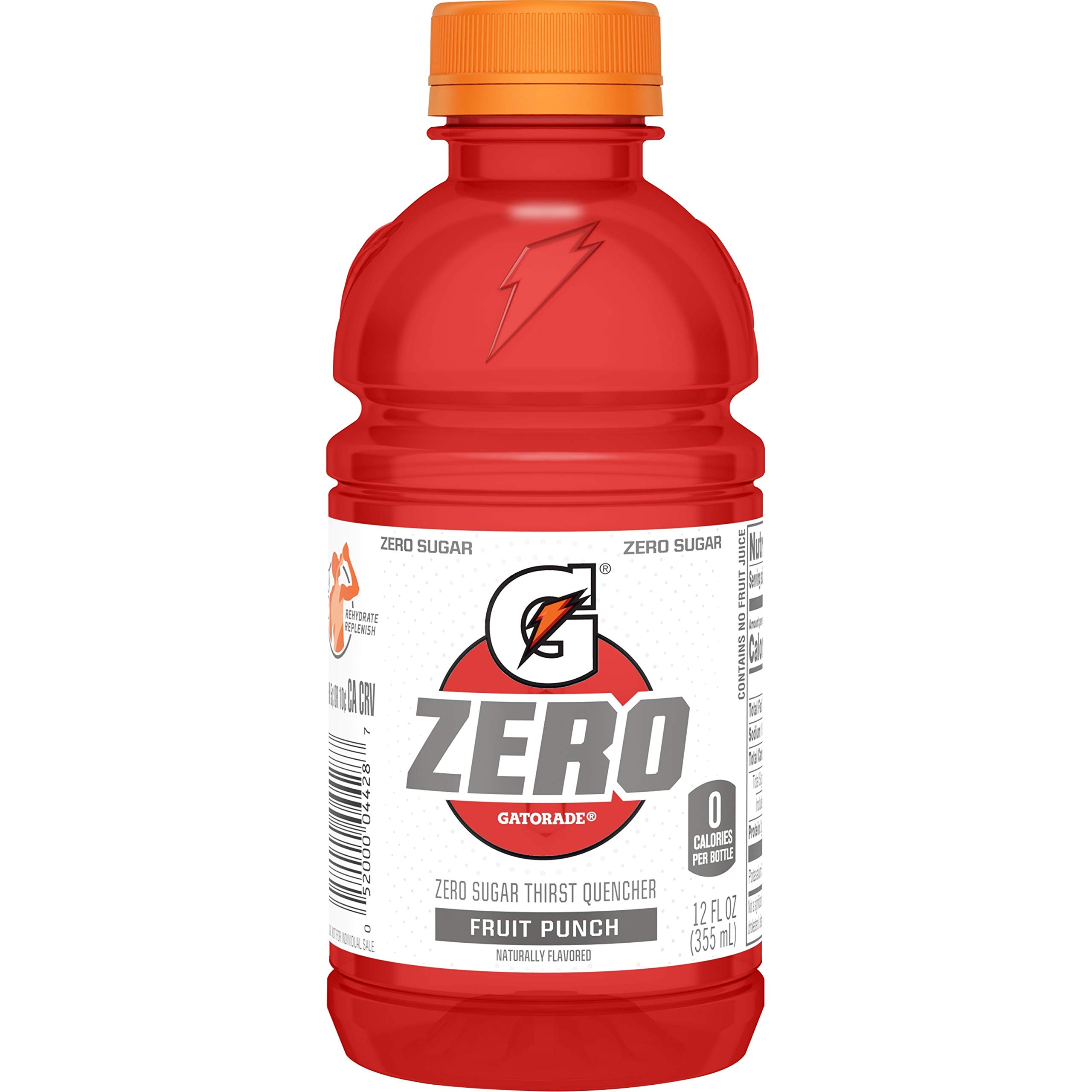 Gatorade Gatorade G Zero Thirst Quencher, Fruit Punch, 12 Ounce, 24