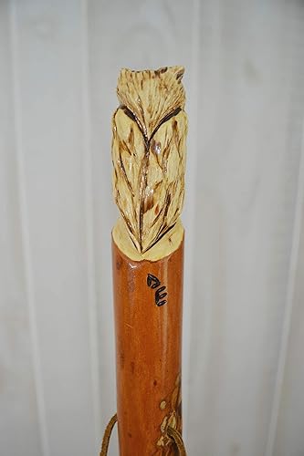 Miniatura 5 de Walking Stick - Hand Carved Owl Carving by Creation Carvings - Custom Height Up to 60"