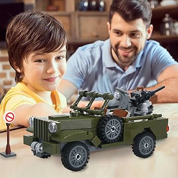 Amazon.co.jp: BRICK STORY 軍用車両組み立てセット 第2次世界