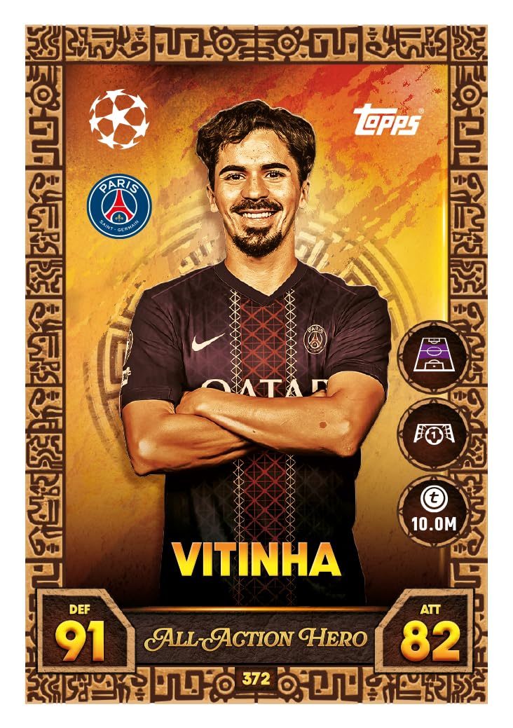 Topps UCC Match Attax 2025/26 Mega Tin Battlers 45 carte Match Attax 3 carte esclusive Gladiators LE