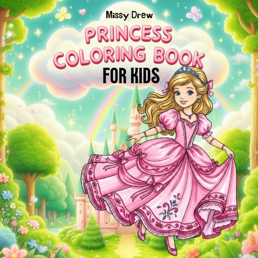 Princess Coloring Book For Kids