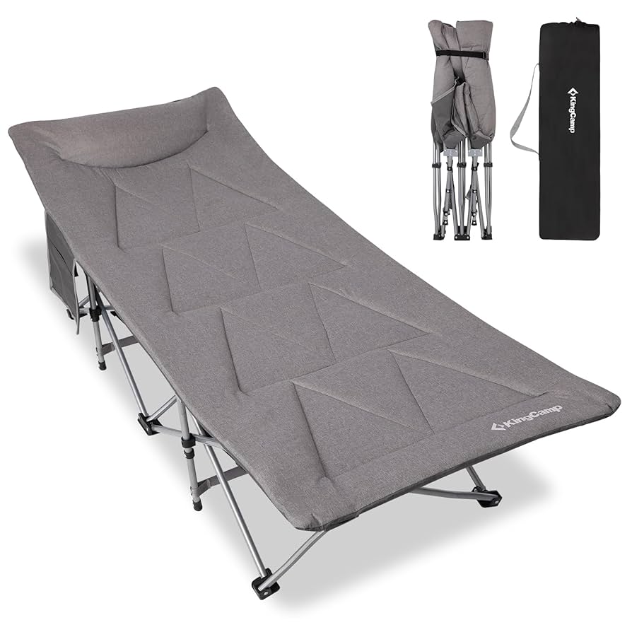 【開封・未使用】KingCamp キャンプコット アウトドアベッド 折りたたみ Amazon.co.jp: KingCamp 折りたたみベッド 簡易ベッド キャンプ