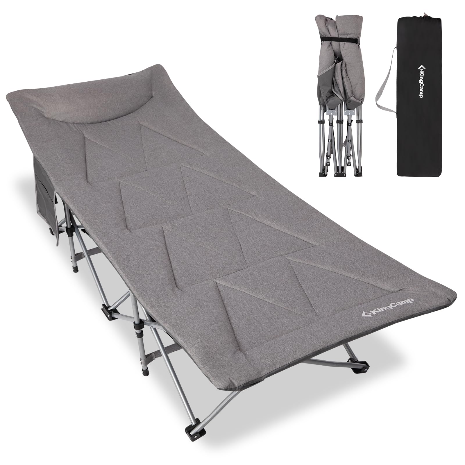 【開封・未使用】KingCamp キャンプコット アウトドアベッド 折りたたみ Amazon.co.jp: KingCamp 折りたたみベッド 簡易ベッド キャンプ