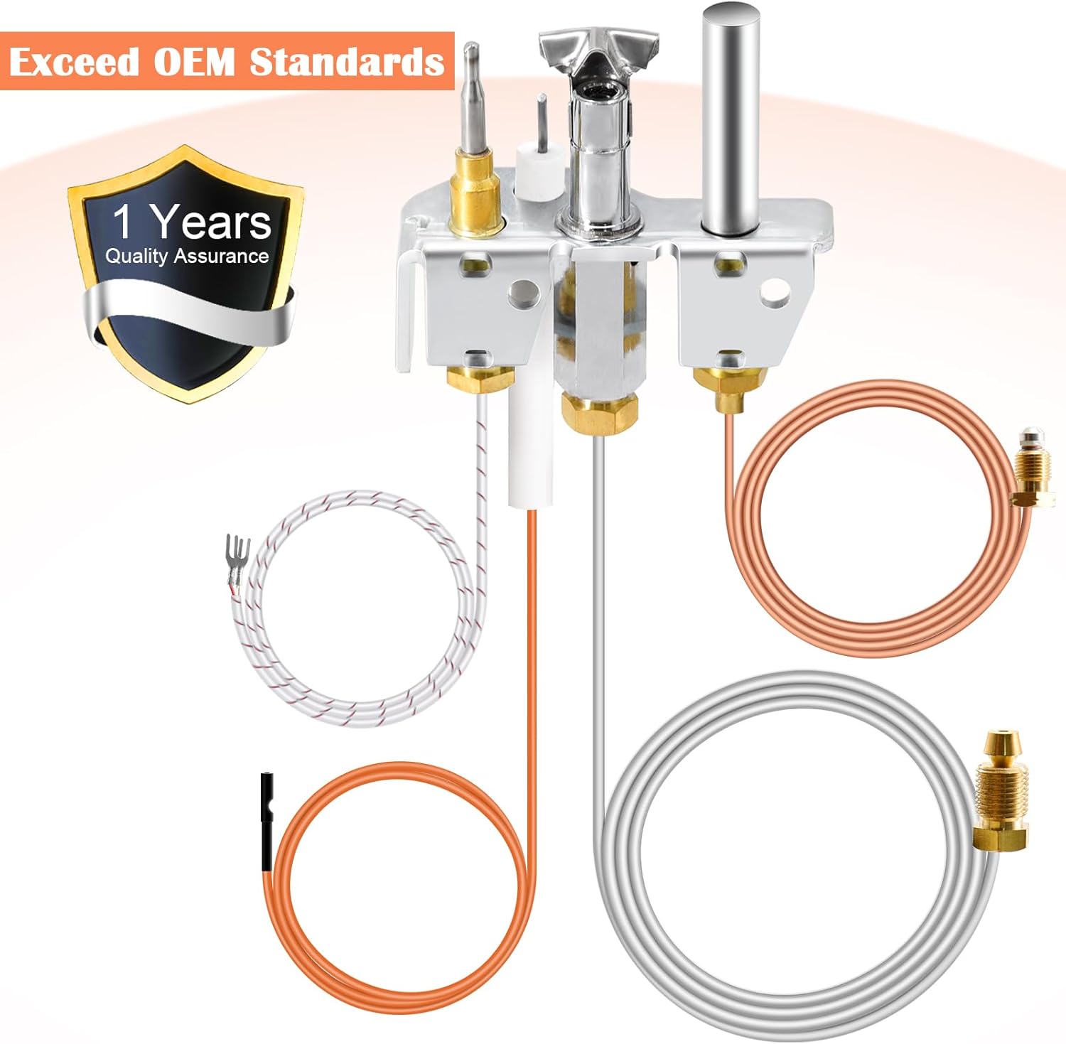 Image showing the pilot assembly with a '1 Years Quality Assurance' badge