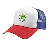 Funny Green Tree Python Lover Reptile Keeper Pet Owner Snake Trucker Hat with Adjustable Mesh Back