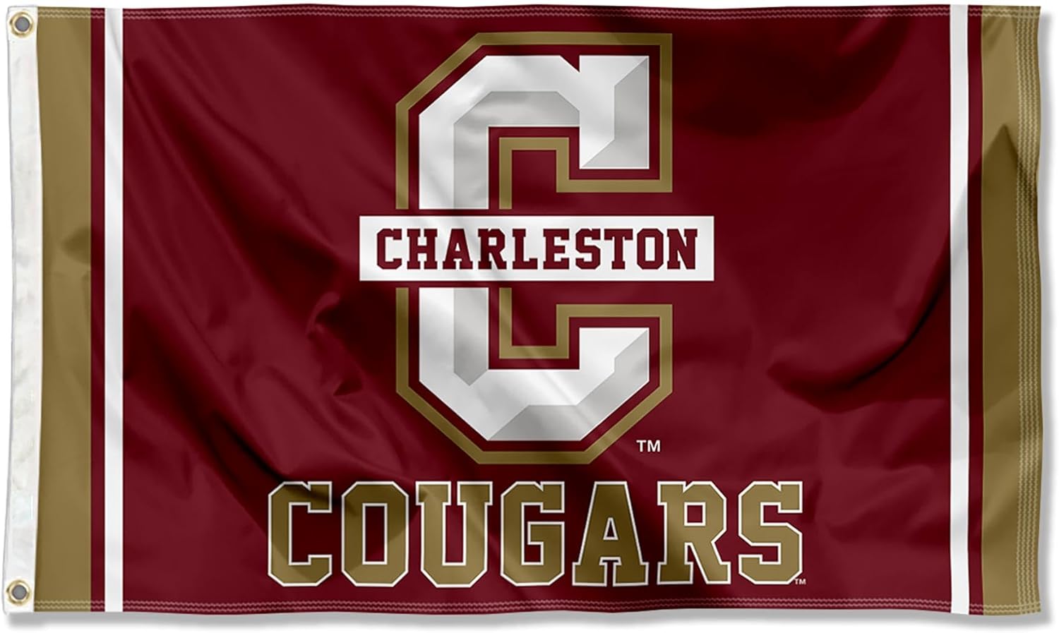 Charleston Cougars Logo 3x5 Foot Flag