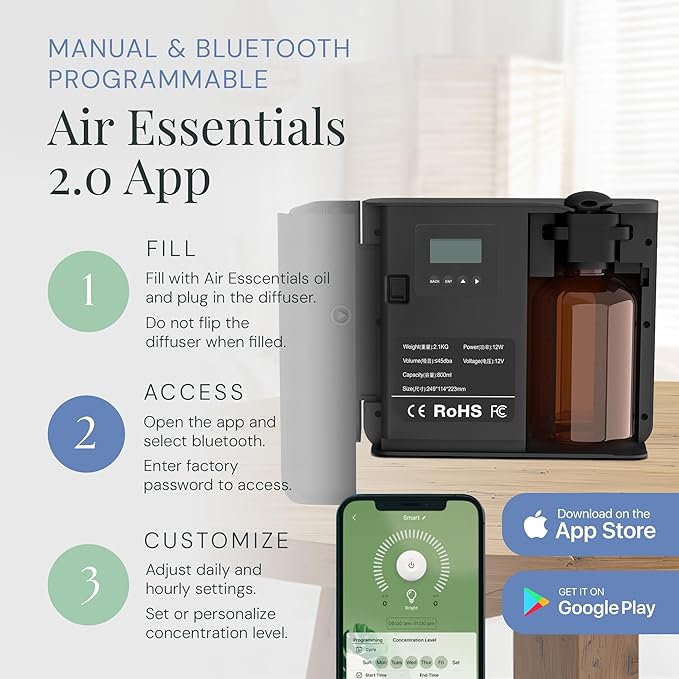 Difusor de Aromas Eléctrico Air Esscentials The Radiant Negro miniatura 5