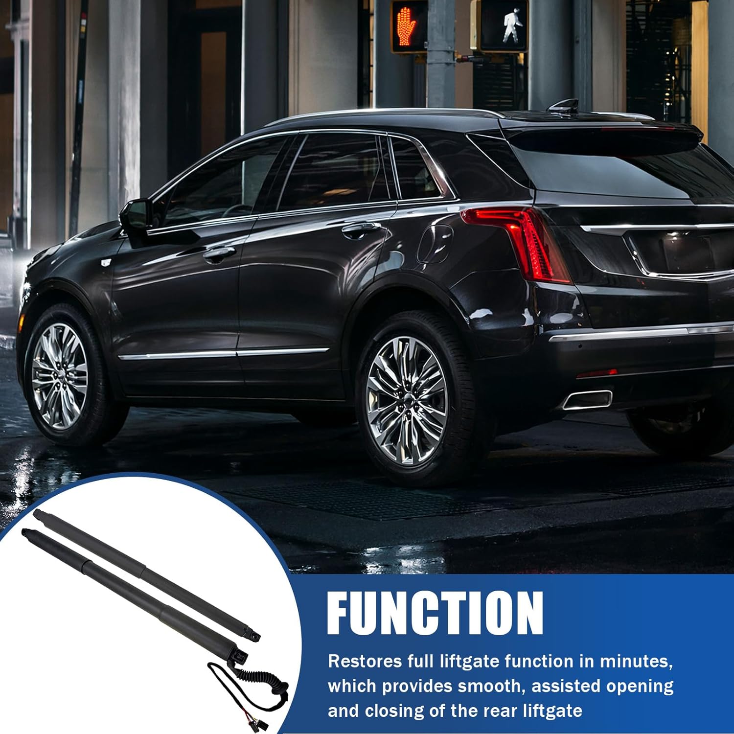 Rear Liftgate Lift Support Set Compatible with Cadillac XT5 2.0L 3.6L 2017-2025 Passenger & Driver Side Tailgate Strut replace for 84452522 23508434 23508432 84096324