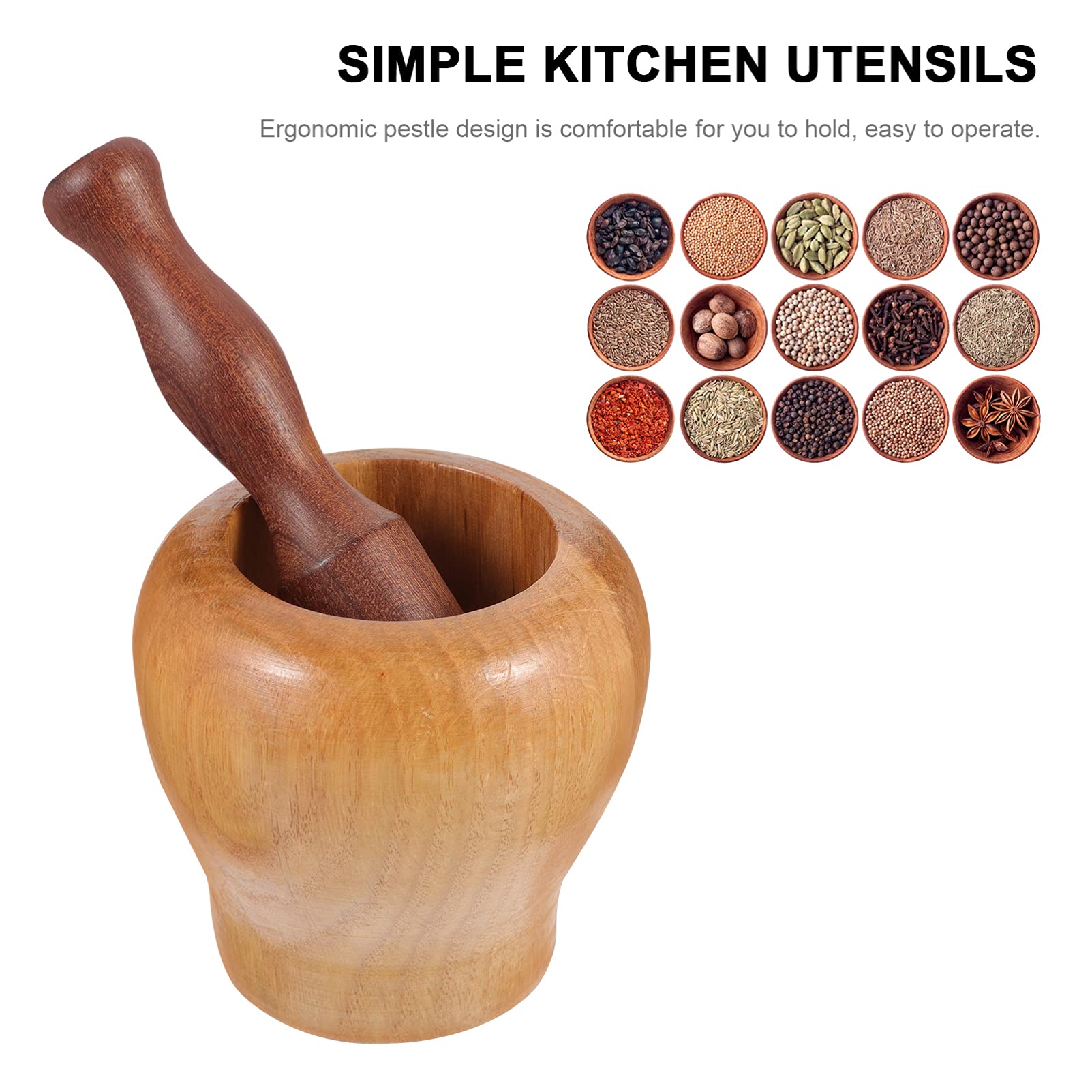 Juego de tarros para uso Manual y triturador, utensilios de cocina para el hogar grabados, accesorios, molinillo de medicamentos, uso alimentario y ajo, 1 Juego