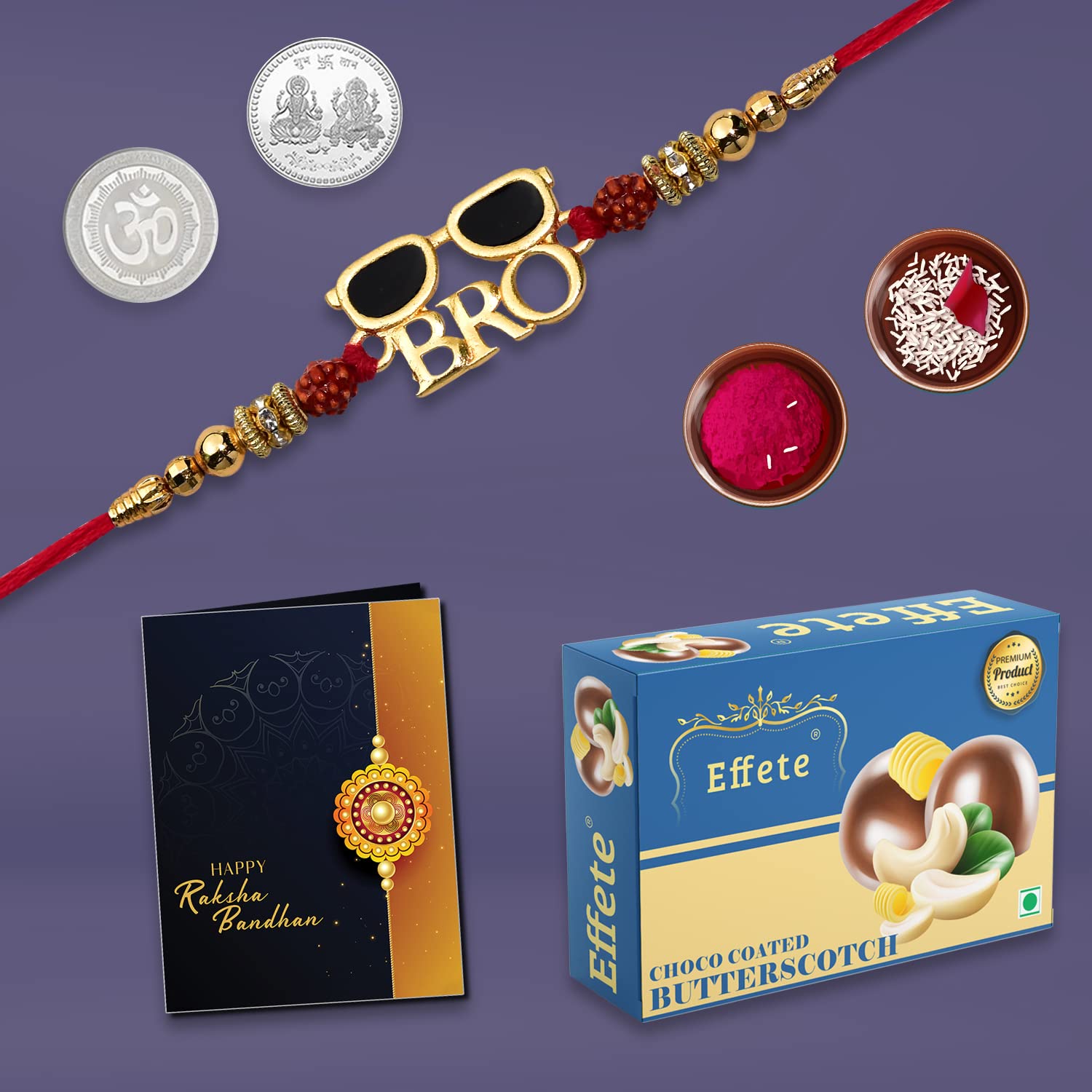 DeoDap (K1_15_B32) Multicolor Bracelet/ Rakhi & Chocolate Butterscotch | Tortoise Rakhi | Feng sui Rakhi | | Rakhi with Card & Chocolate | Chocolate Gift Pack | Men Bracelet | rakshabandhan Gift |-image-31
