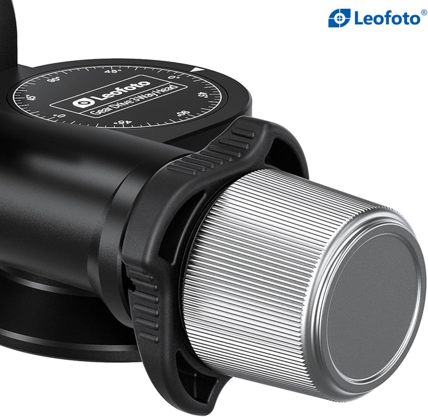 LEOFOTO GW-01 Geared 3-Way Ball Head with Arca Swiss Compatible Plate