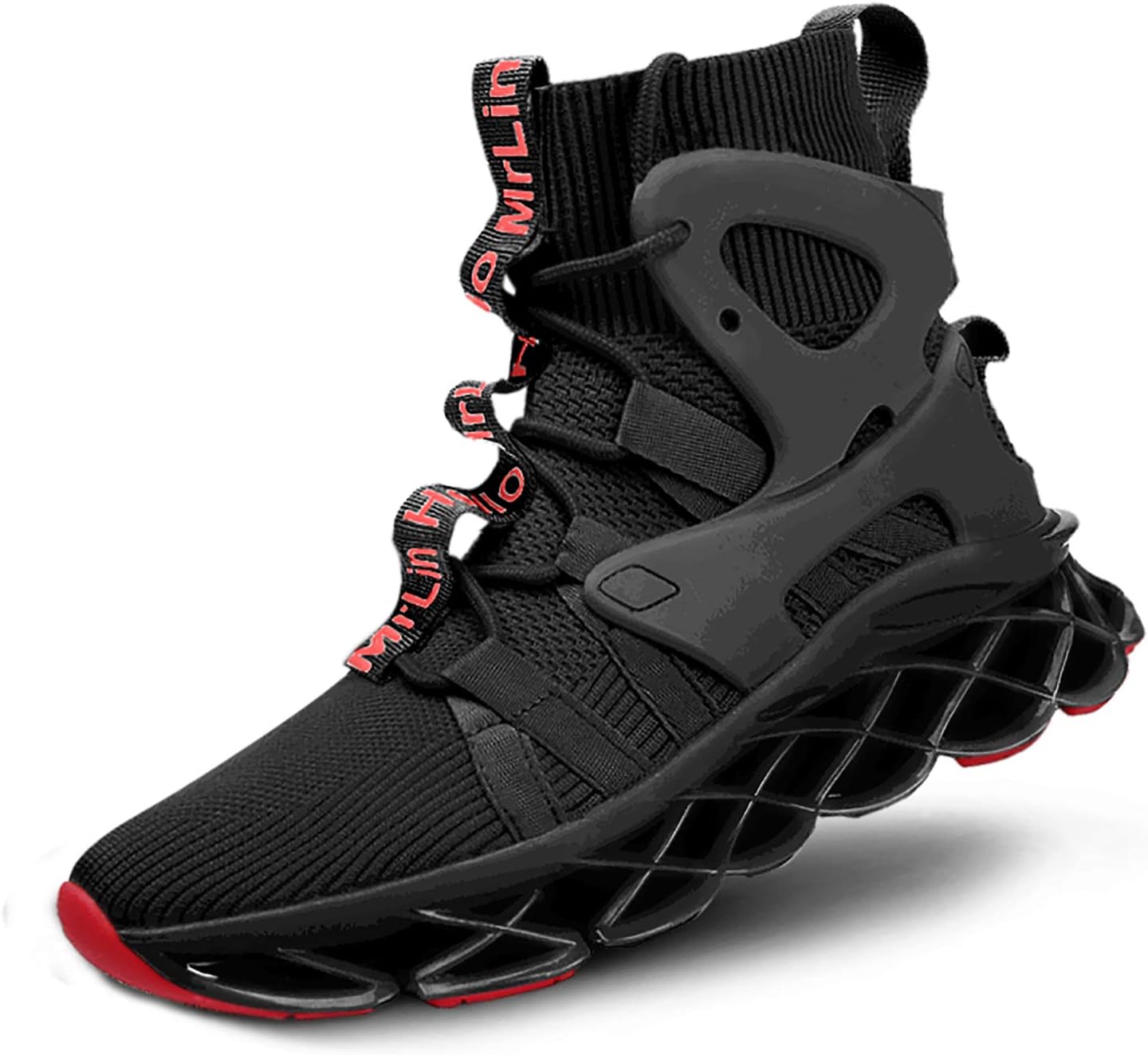 Men's Running Shoes Non Slip Athletic Tennis Walking Blade Type Sneakers Hip Hop