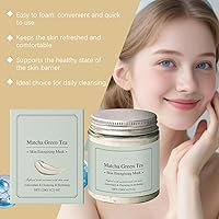 Vista 5 de Tea Tree Clay Mask, Deep Pore Cleansing & Hydrating, Blackhead Remover, Gentle Exfoliating for Dry Sensitive Skin, Pore Minimizer for All Skin