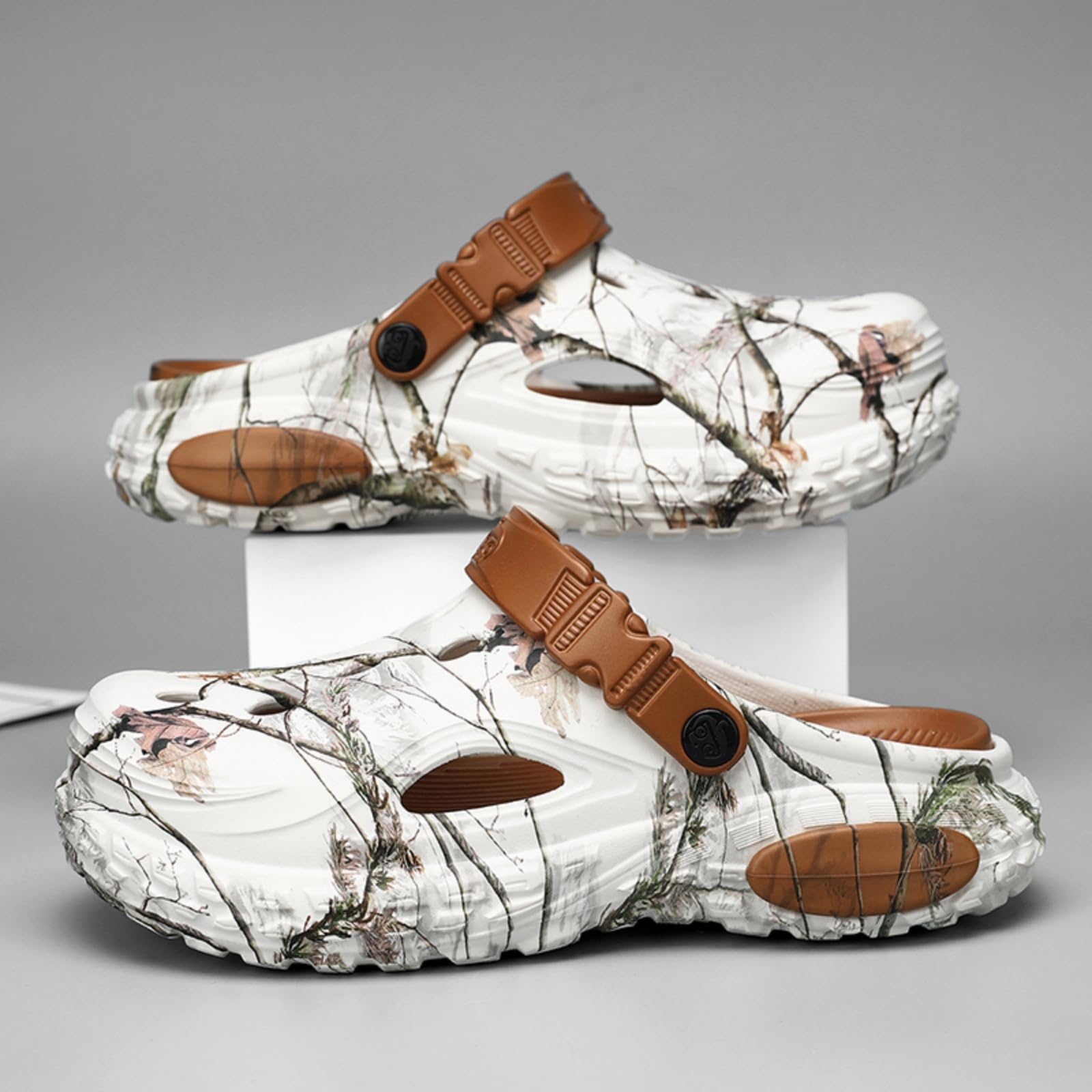 YUKTOPA Sabot de Jardin Homme Femme antidérapant imperméable Chaussures de Travail Confortables Mules légères pour été, Plage et Promenade intérieur et extérieur