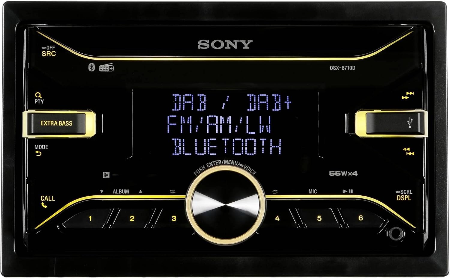 Sony DSX-710D DAB Bluetooth Media Receiver : Amazon.co.uk: Electronics ...
