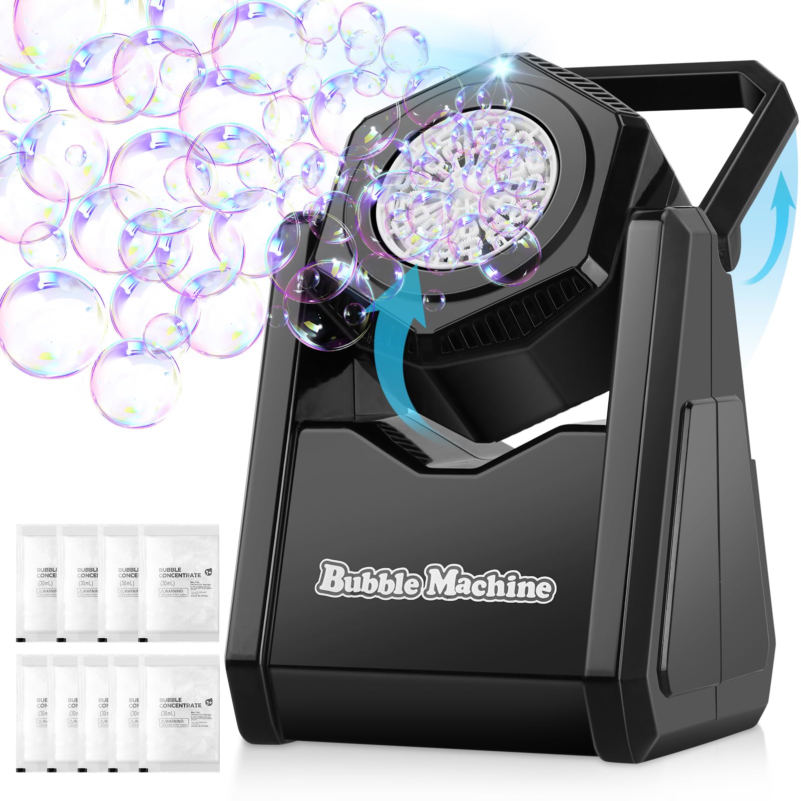 Beria Bubble Machine for Kids 3 4 5 6 7 8 Year Old: Automatic Bubble Machine Toy Bubble Blower Gifts for Age 3 4 5 6 7 8 Years Old Boy Girls Bubbles for Kids Party Outdoor Indoor Bath Games Toy