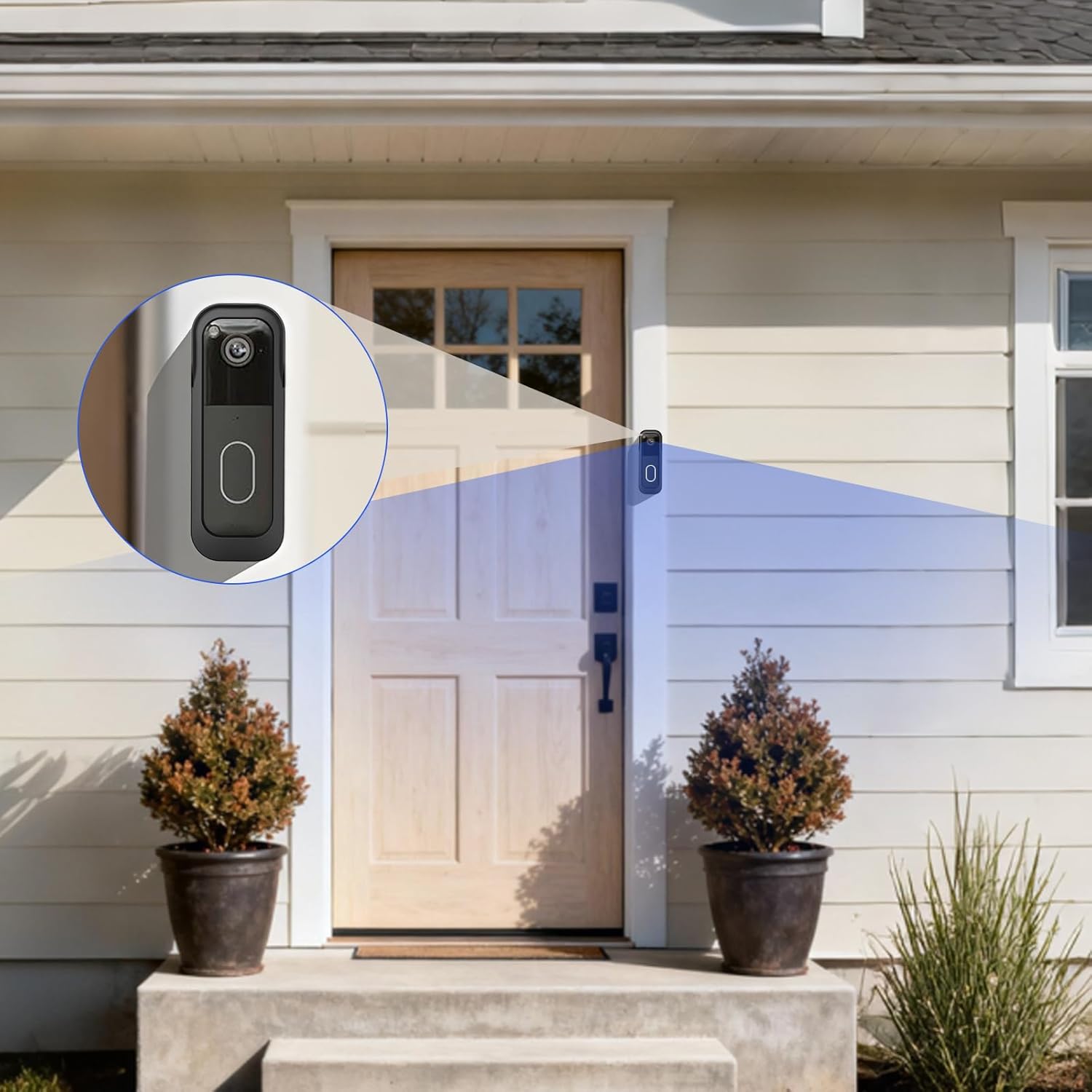 No Drill Doorbell Mount for Blink Video Doorbell (2023 Release & 2025 Release), Anti-Theft and Weatherproof Mount for Blink Camera, Perfect for Homes and Apartments