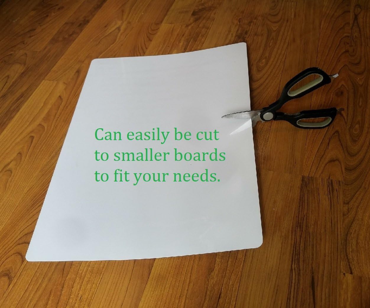 Big flexible magnetic dry erase whiteboard sheet for large and small mini refrigerator. Great for bulletin, to do list, organizer. Always erase clean technology 20x14 inches.