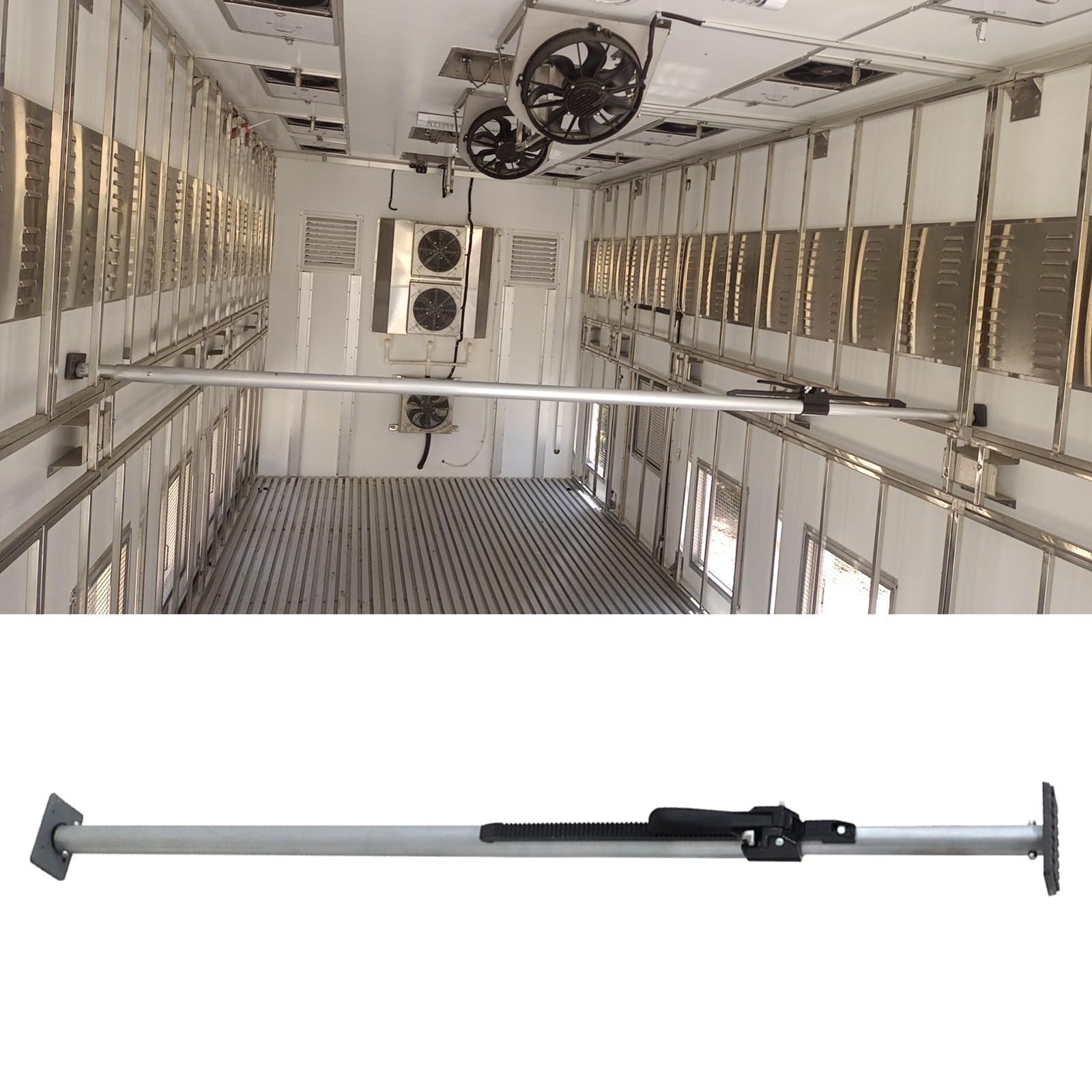 Barre de chargement pick-up réglable 226-264 cm pour sécuriser le transport de fret
