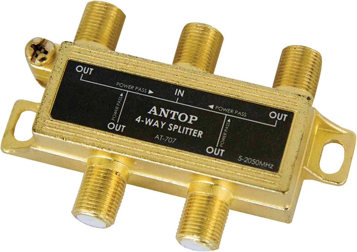 Discount 90% ANTOP Coaxial Cable Splitter Ultra Mini Distribution for Satellite TV Antenna Signals 2GHz- 5-2050MHz (AT-707)